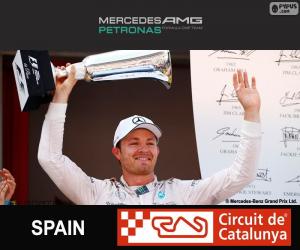 yapboz Rosberg G.P İspanya 2015